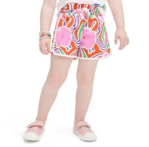 Diane Von Furstenberg Kid's Flower Groove Pink Shorts Size XS 4/5 - Picture 1 of 3