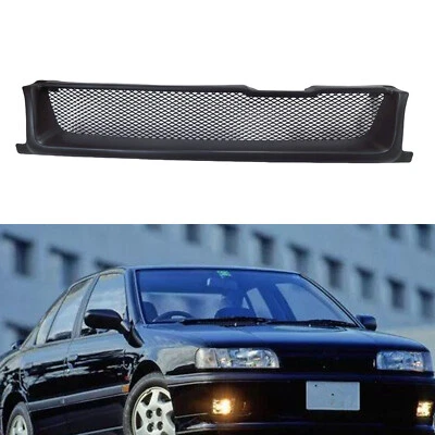 Car Front Bumper Grille Grill Mesh Kit For Nissan Primera P10 Infiniti G20 Matte - Image 1 of 4