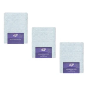 3 new Wild Sage Savannah 90% Cotton 30"x54" BATH Towels in MOONLIGHT JADE color - Picture 1 of 9