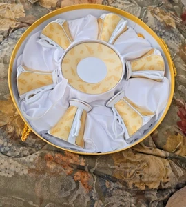 "CLASSIC" 12-teiliges Demitasse Espresso Porzellan Kaffee & Teeservice Tassen & Untertassen  - Bild 1 von 8