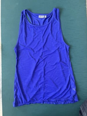 Camiseta sin mangas Athleta púrpura espalda deportiva entrenamiento ejercicio yoga talla pequeña Foto 1 de 4