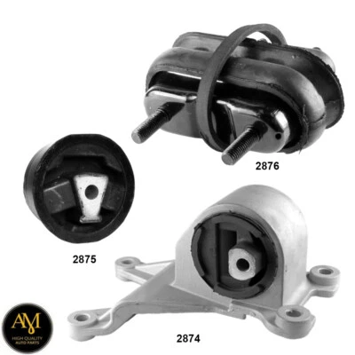 Engine Motor & Trans. Mount Set 3PCS For Chevrolet Malibu Oldsmobile Achieva - Image 1 of 4