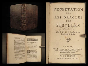 1678 1ed Sibylline Oracles PAGAN Prophecy Occult Philosophy RARE Jesuit Crasset - Picture 1 of 12