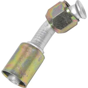 A/C FITTING, BEADLOCK CRIMP ON,FEMALE FLARE 45 DEGREE #8 NUT, #8 HOSE 35B1112 - Bild 1 von 2