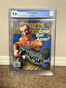 September 22, 1997 Peyton Manning Tennessee Vols Sports Illustrated CGC 9.6 - Picture 1 of 2