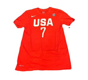 NWT New #7 Maya Moore Nike Dri-Fit Cotton Team USA Name & Number Small T-Shirt