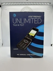 LG B470 - 256 MB - Nero (AT&T) Nuovo con scatola prepagato - Foto 1 di 3