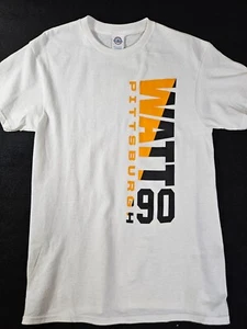 TJ Watt #90 Pittsburgh Football White T-Shirt Size Adukt Medium - Picture 1 of 2