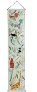 Kids Growth Chart Height Measurement Wall Hanging Habitat Childs Room Decoration - Picture 1 of 14