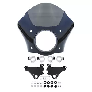 Gauntlet Headlight Fairing Windscreen For Harley Sportster XL1200 XL883 1988-Up - Picture 1 of 15