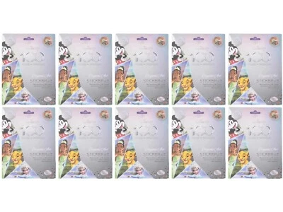 Lote de (10) paquetes de pegatinas de arte de cristal Craft Buddy Disney 100 años de maravilla Foto 1 de 3