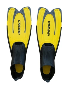 CRESSI Unisex Premiumflossen, gelb - schwarz, Größe 37/38, NEU! - Bild 1 von 3