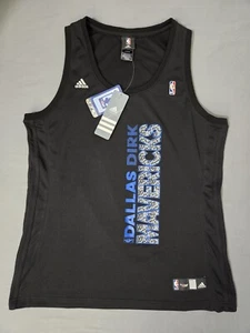 Adidas Dallas Mavericks Jersey Dirk Nowitzki Men's XL Black Tags Still Present - Picture 1 of 11