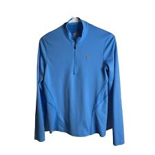 PEARL IZUMI Elite Women's 1/2 Zip Cycling Jersey Long Sleeve Shirt Blue Medium