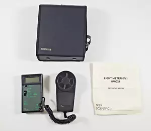 Medidor de luz SPER Scientific1 84002 con manual - Imagen 1 de 4