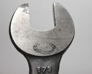 J.H. WILLIAMS No. 679 S Wrench 5/8" and 9/16" (U.S.S) Made in Brooklyn NY USA - Picture 1 of 10