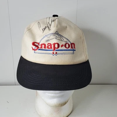 Snap On Tools Drag Racing 帽子 Cruz Pedregon & Cory McClenathan 亲笔签名 — 第 1/4 张图片
