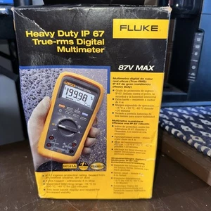 Fluke 87V MAX True RMS Heavy Duty IP 67 Multimeter-Brand New, Opened for pics - Picture 1 of 7