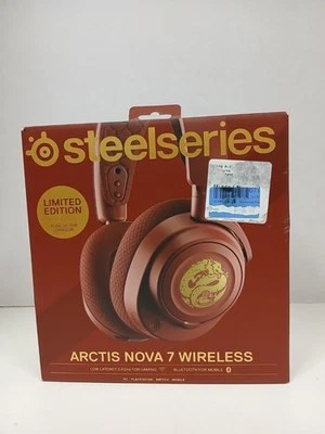 SteelSeries Arctis Nova 7 Wireless Gaming Headset, Year Of The Dragon Red - Image 1 of 4