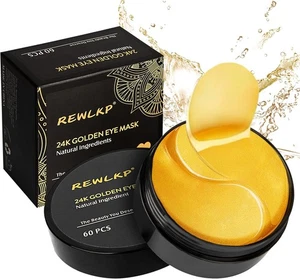 REWLKP Eye Mask 24K Golden Natural Ingredients 60 PCS Exp 9/2/2026 - Picture 1 of 7