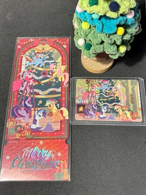 🎄My Little Pony Kayou 2024 Exclusivo de Navidad M6 PR027/Boleto Holo Lenticular Foto 1 de 4
