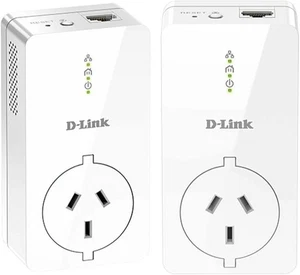 D-Link DHP-P601AV/FR CPL PowerLine AV2 1000 HD Kit HomePlug UK Stecker 2 Stk - Afbeelding 1 van 1