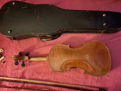 "Violín 22"" copia de Antonio Stradivarius hecho en Checoslovaquia" Foto 1 de 4