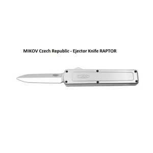 MIKOV Czech Republic Outdoor Self Defense Pocket Knife RAPTOR  - Silver - Picture 1 of 9