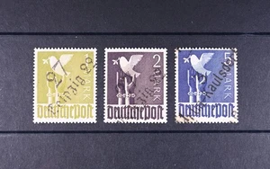 Germany 1948 Era 2 Signed Lipzig & Kaulsdorf Cancelled Stamps - Picture 1 of 2