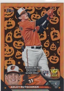 2023 Topps Update ADLEY RUTSCHMAN Halloween Jack O'Lantern #US180 Orioles Rookie - Bild 1 von 1