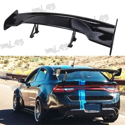 For Pontiac Grand Prix 47" Rear Trunk Spoiler Wing Racing GT-Style Wing Black Foto 1 de 4