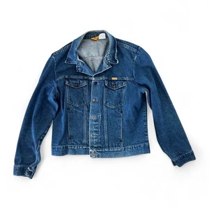 Vintage Rustler Jeansjacke Herren Gr. L Made In USA Baumwolle Trucker Western 90er - Bild 1 von 4