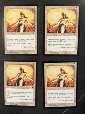 4x Warmth x4 -  Tempest - MTG Magic - (2) NM, (2) LP - Image 1 of 2