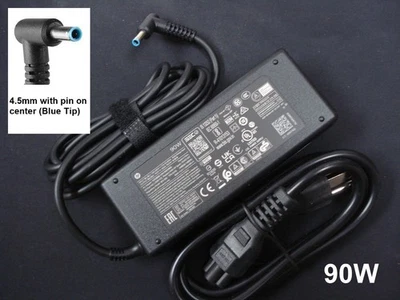 New Genuine OEM 90W 4.5mm Charger ADP-DA18 710413-001 L31819-013 for HP Pavilion - Image 1 of 4