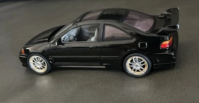 Racing Champions Black 1995 Honda Civic Rare 1/64 Car The Fast And The Furious  - Image 1 of 4
