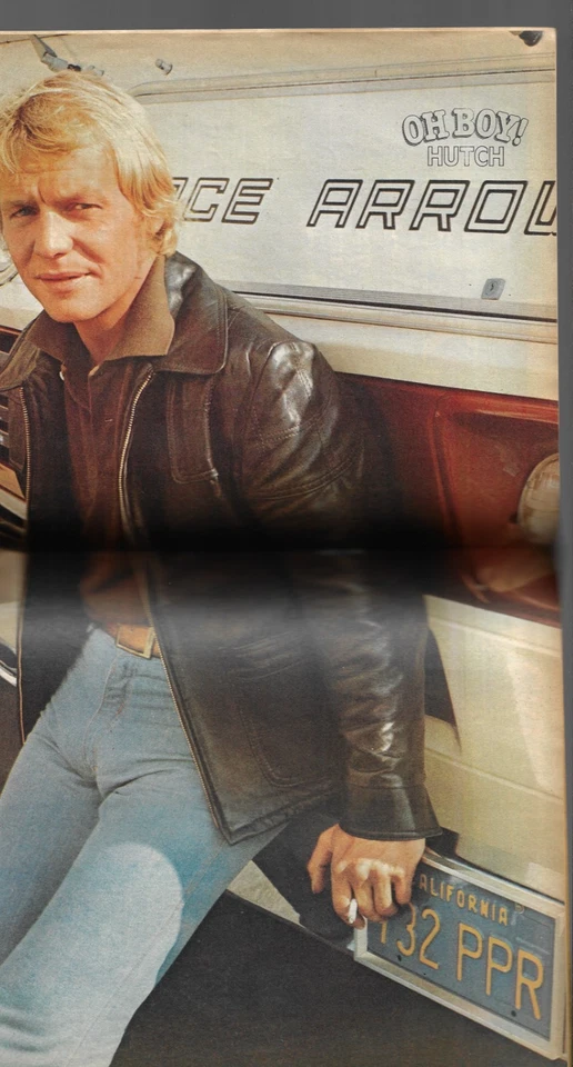 OB Magazine - David Soul POster Reg Plate - Image 1 of 1