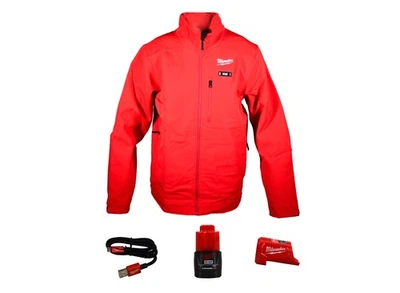 Milwaukee 204R-21XL M12 Lithium-Ion Toughshell Red Heated Jacket Kit (X-Large) - Image 1 of 4