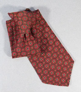 Vintage Sears The Men's Store Schnapper Krawatte mit rotem Muster - Bild 1 von 5