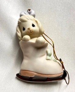 Ornamento - Momenti Preziosi - Cucciolo in pattino da ghiaccio - Foto 1 di 3