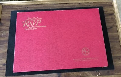 VTG 1966 RSVP 3-Dimensional Crossword Game S&R Scrabble/Red Print Cube- EX++ Box - Image 1 of 4