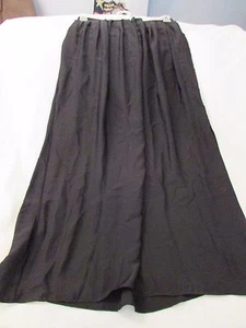 Ladies "apt 9", Size SP, Black, Elastic Back Waist, Sheer, Pleated Maxi Skirt, - Picture 1 of 3
