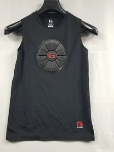 G-FORM Youth Pro Sternum Baseball Shirt  Sleeveless Black Chest Pad  XL - Picture 1 of 8