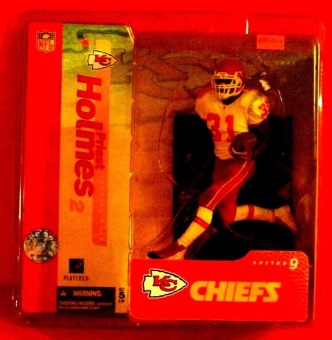 New * LARRY JOHNSON & PRIEST HOLMES~K.C. Chiefs McFarlane Figures FREE SHIPPING Cover