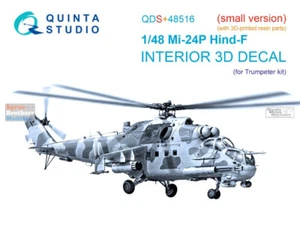 QTSQDS48516R 1:48 Quinta Studio 3D Decal - Mi-24P Hind-F + Resin (TRP kit) - Picture 1 of 4