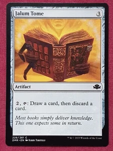 Magic The Gathering DOMINARIA REMASTERED JALUM TOME artifact card MTG - Bild 1 von 2