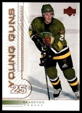 2000-01 UPPER DECK YOUNG GUNS Jeff Bateman Rookie Brampton Battalion #438