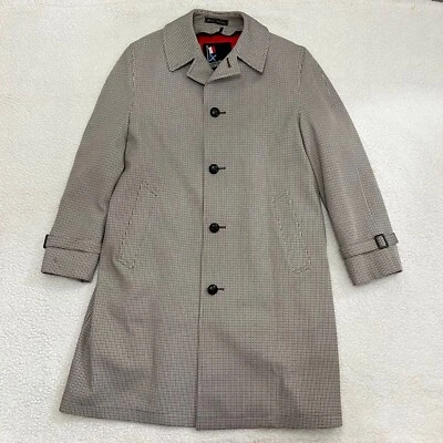 Trench coat vintage Harbor Master John Weitz pata de gallo Orlon chaqueta forrada 38R Foto 1 de 4