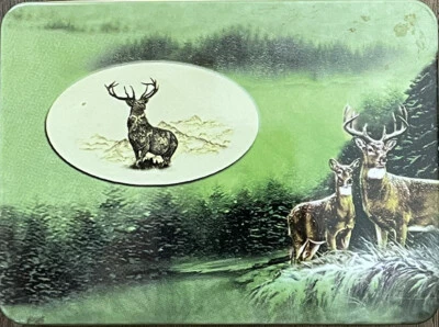 Navaja de bolsillo Win nueva de colección, escena de ciervo. En estuche de hojalata. Foto 1 de 4