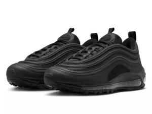 Nike Air Max 97 Triple Black Casual Shoes Sneakers Mens Size US 8 New✅ - Picture 1 of 13