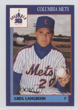 1990 Grand Slam Columbia Mets Gregg Langbehn #16